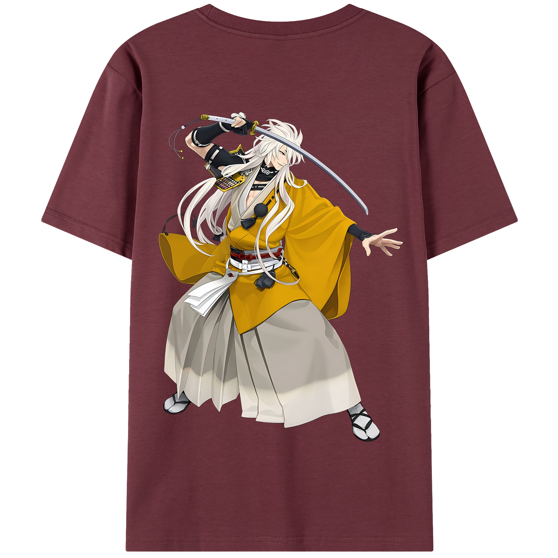 （画像用） 刀剣乱舞 Touken Ranbu 綿100％半袖Tシャツ（背面プリント）